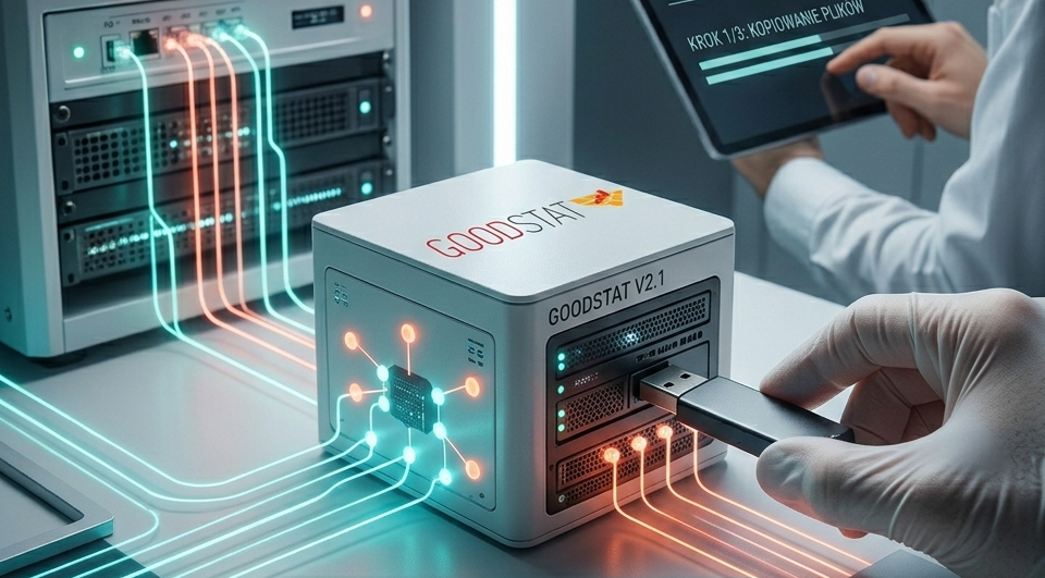 Ekran logowania do systemu po udanej instalacji